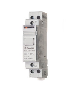 Przekaźnik impulsowy 20.21.8.024.4000, 1Z 16A, 24V AC, styki AgSnO2